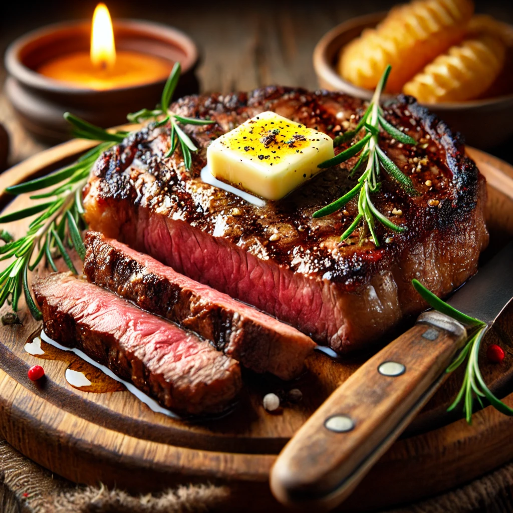 Image for recipe: 🥩 Perfect Air Fryer Steak – Juicy and Tender