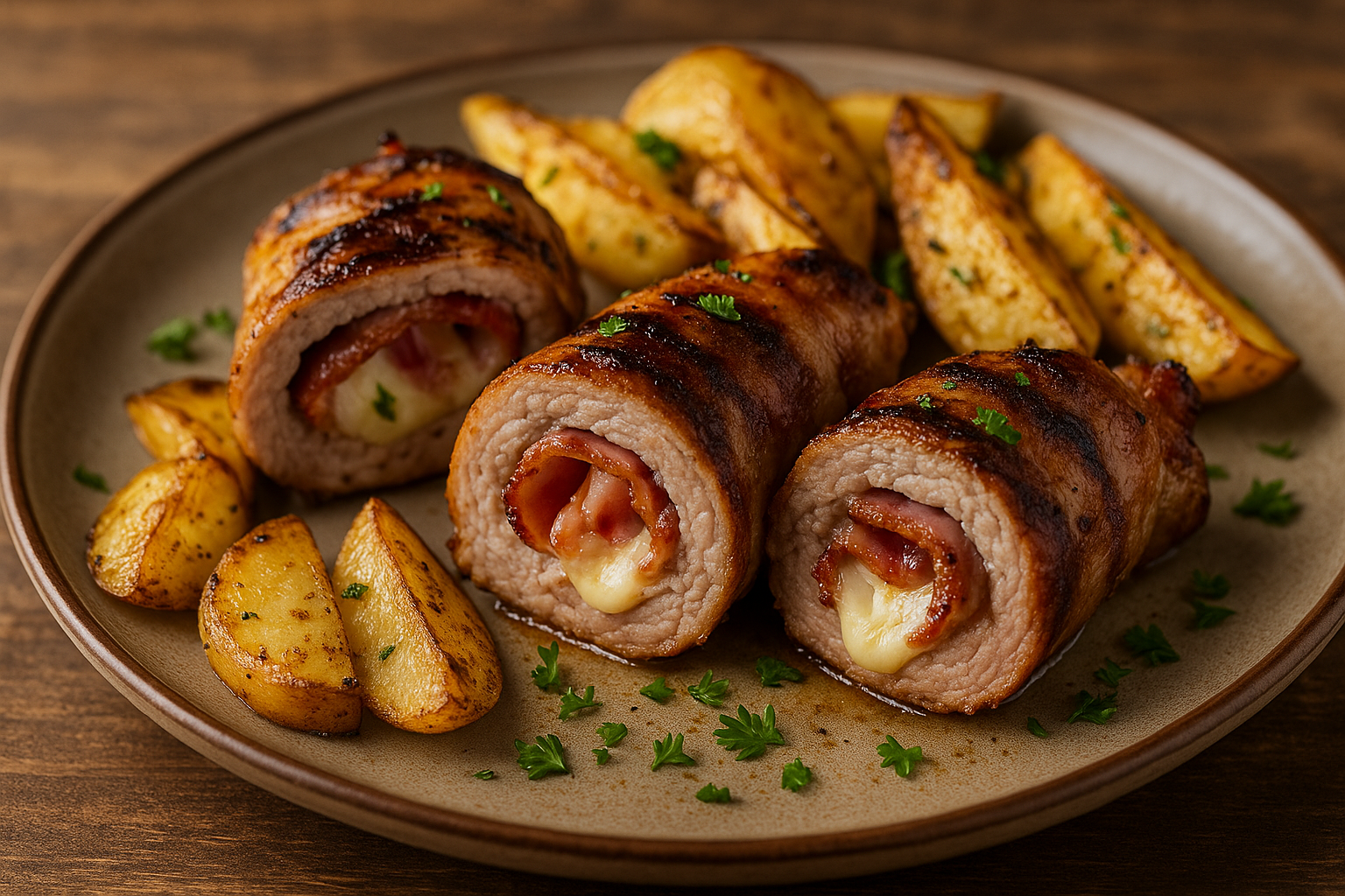 Image for recipe: 🥩 Stuffed Pork Rolls (Vešalica)