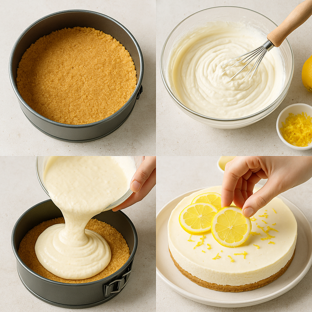 Image for recipe: 🍋 Lemon Cheesecake