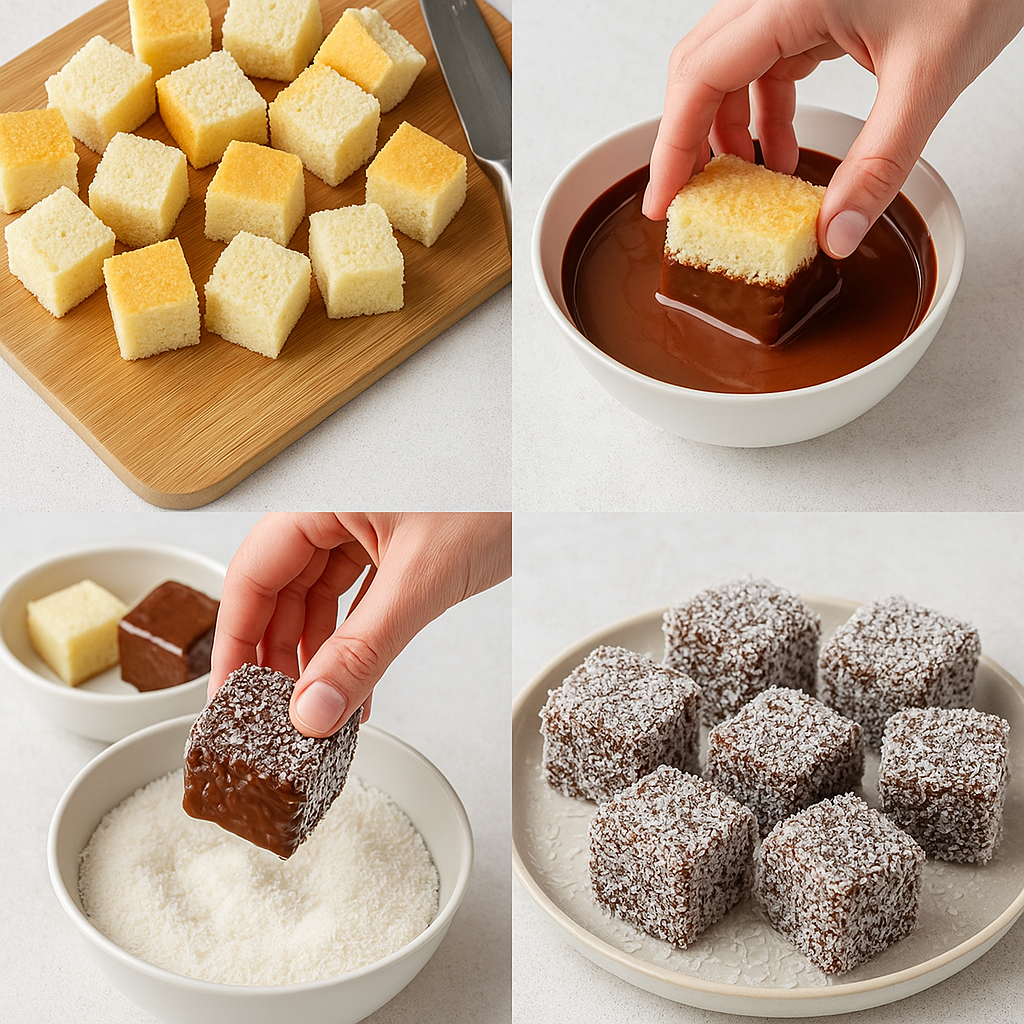 Image for recipe: 🥥 Chocolate Coconut Squares (Čupavci)