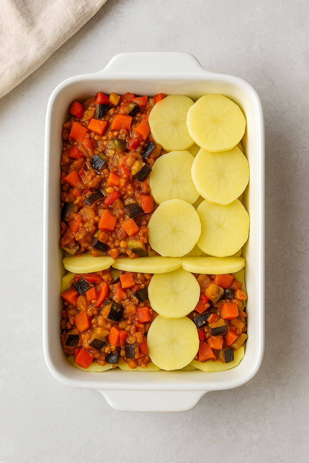 Image for recipe: 🥔 Vegan Potato & Vegetable Moussaka