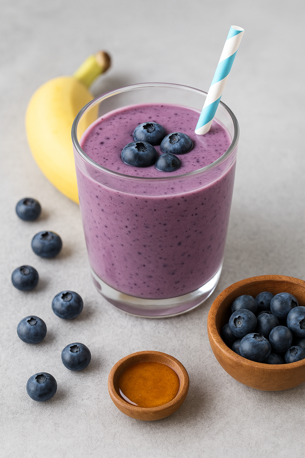 🍇 Blueberry Banana Smoothie