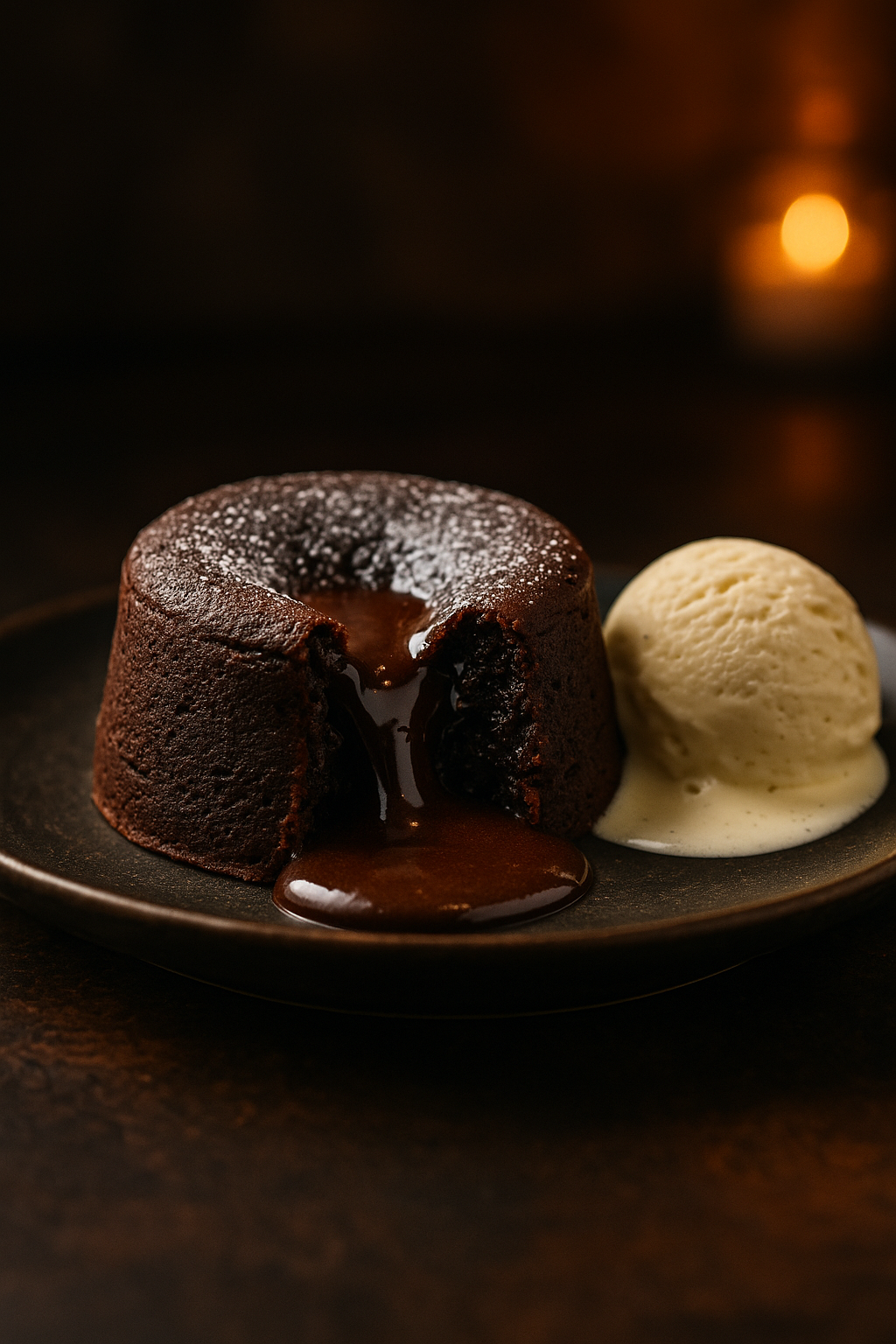 🍫 Molten Brownie Lava Cake