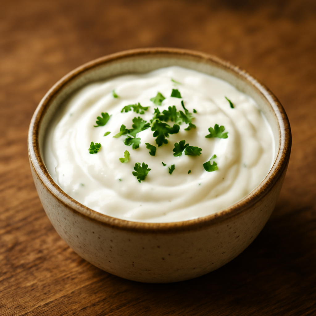 🧄🌿 Grandma’s Balkan Garlic Sauce (Creamy, Tangy, Always the First to Go)