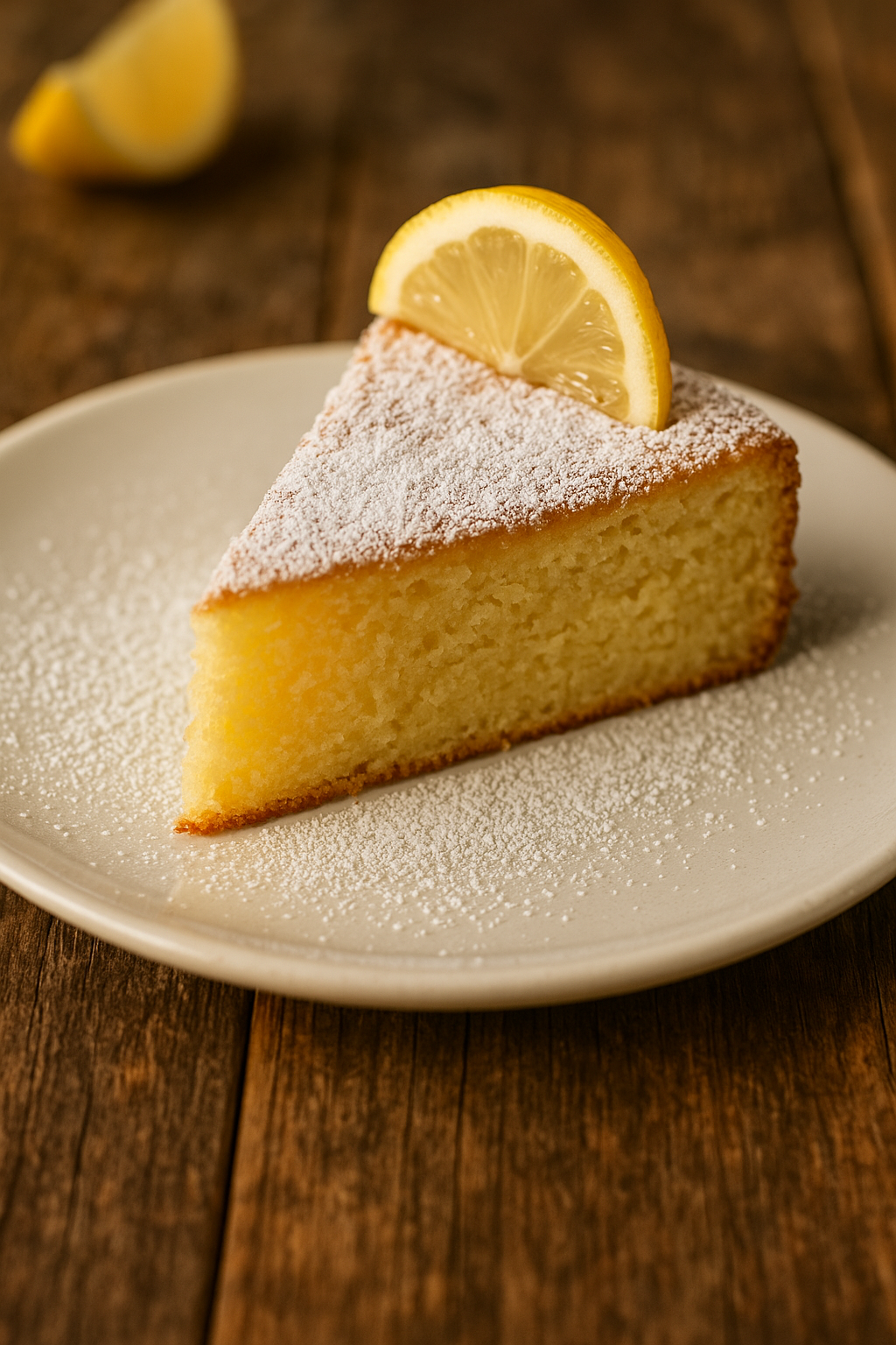 🍋🍰 Grandma’s Lemon Ricotta Cake (Light, Moist, and Bright Like Summer)