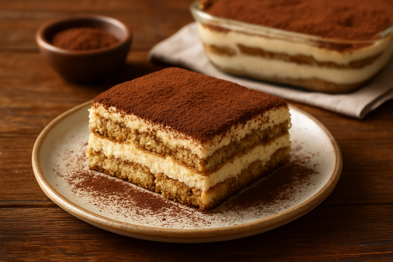 🍮☕ Grandma’s Classic Tiramisu (No Fuss, Just Layers of Love)