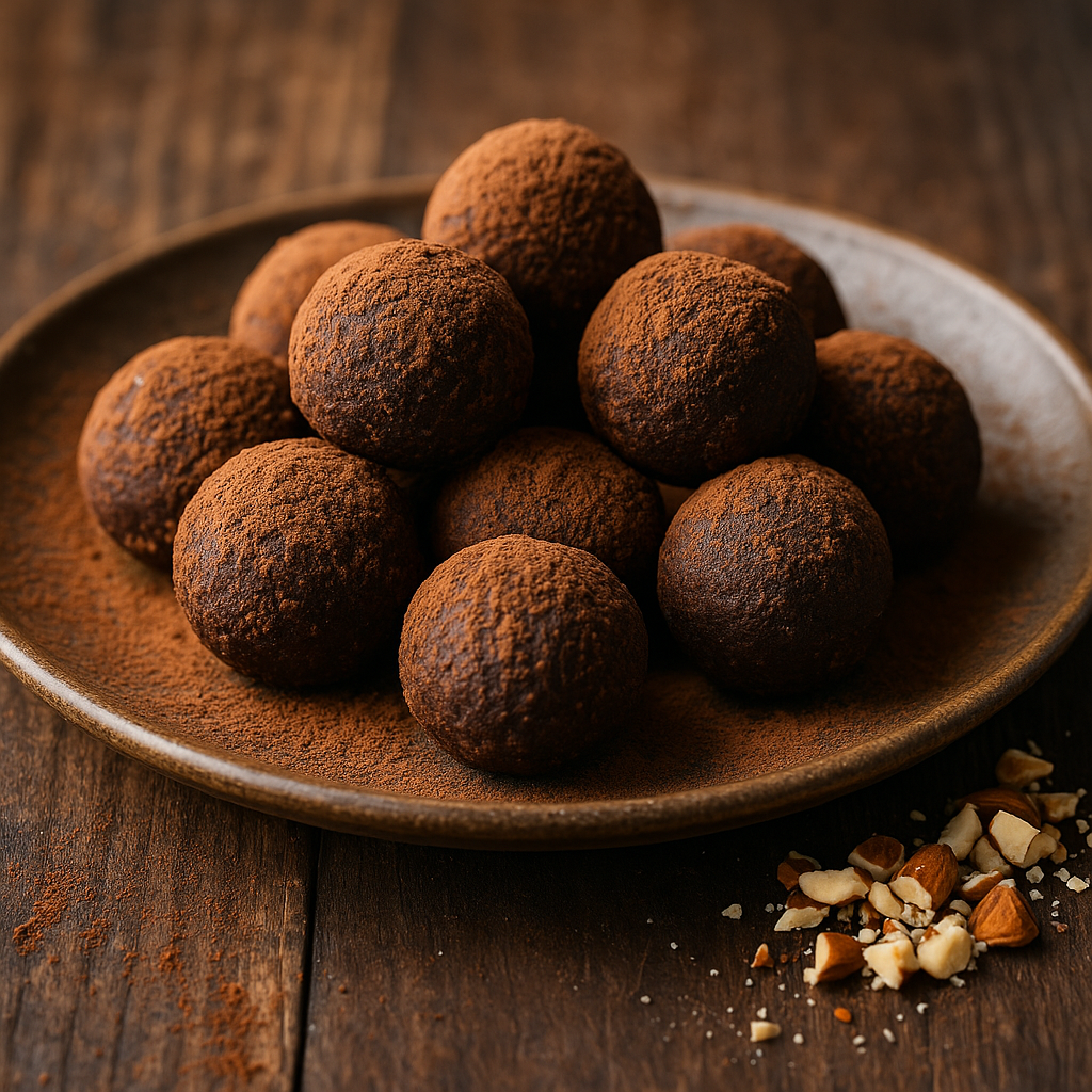 🍫🍷 Grandma’s Chocolate Amaretti Truffles (Rich, Rustic & No Oven Needed)