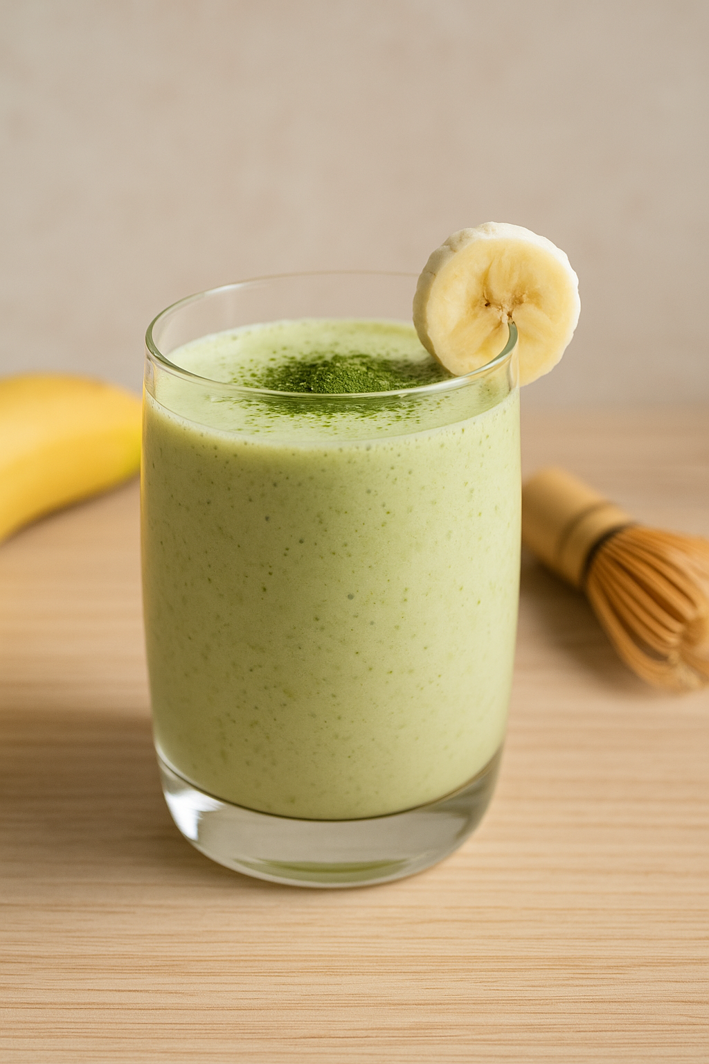 Matcha Banana Smoothie 🍌🍵