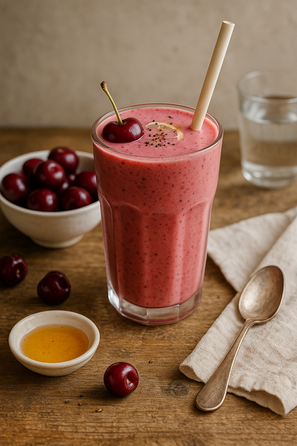 Sour Cherry Smoothie 🥤 Balkan Yogurt 🇷🇸 (Višnja Jogurt)