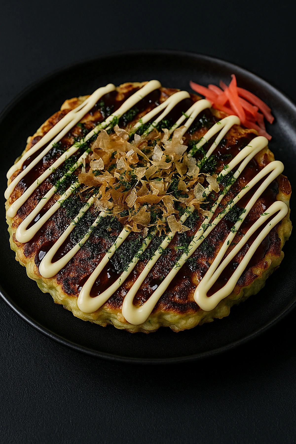 Okonomiyaki 🥢 Savory Japanese Pancake 🇯🇵
