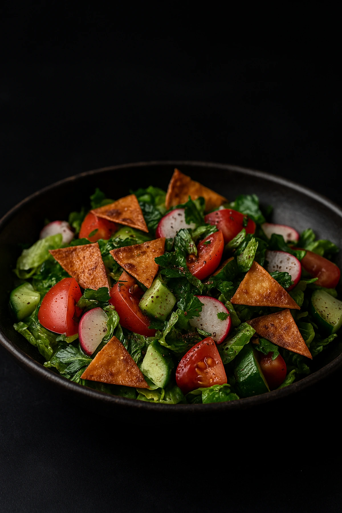 Crispy Fattoush Salad 🥗 🇱🇧