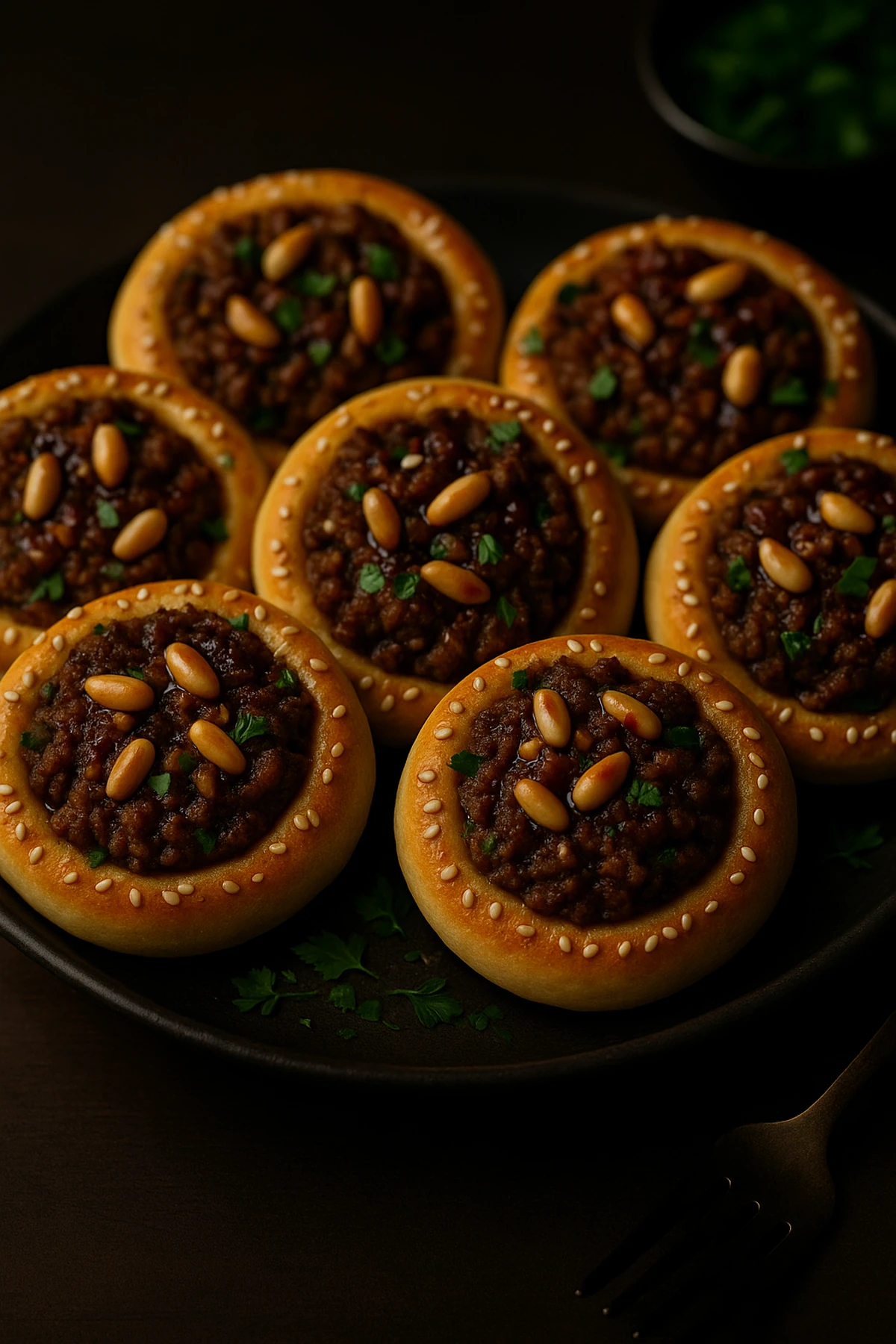 Lamb & Pine Nut Sfeeha 🥟🇱🇧