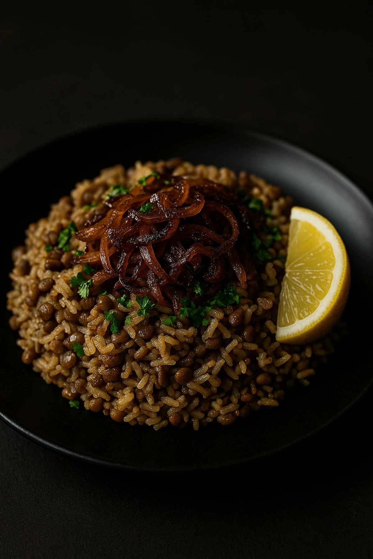 Mujaddara Lentil Rice Pilaf 🍚🇱🇧