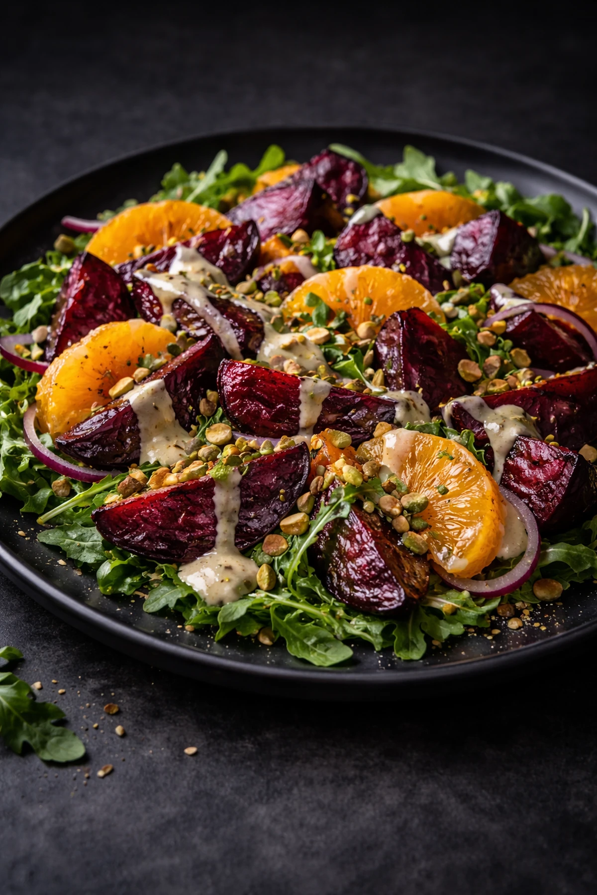 Roasted Beet Orange Pistachio Salad 🥗🇱🇧