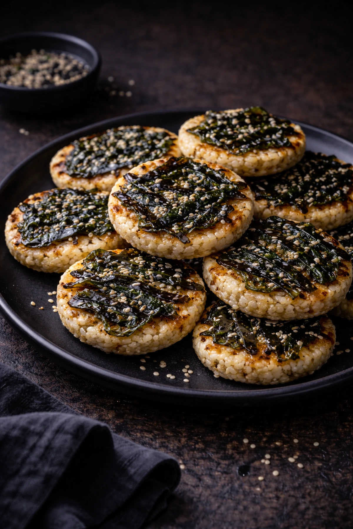 Gim Garlic Soy Rice Crackers 🍘🇰🇷