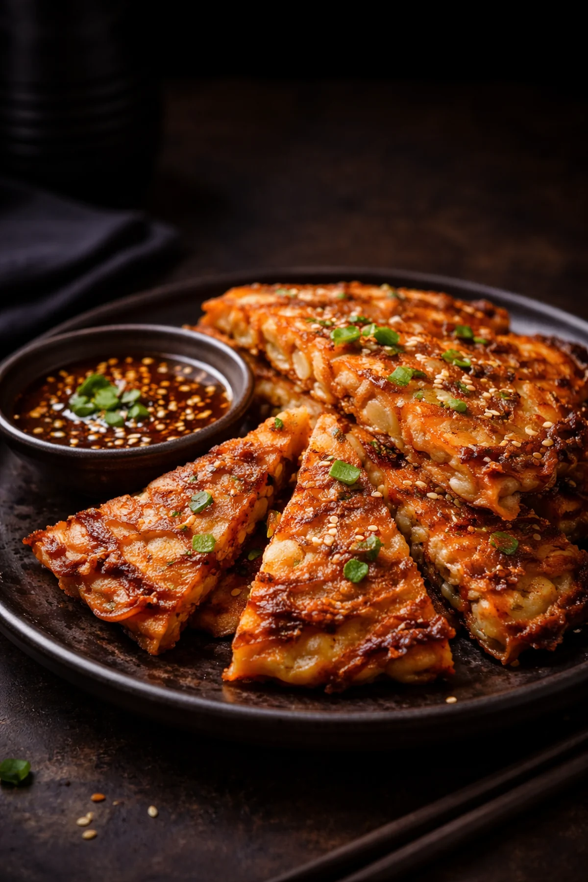 Kimchi Pancakes (Kimchijeon) 🥢