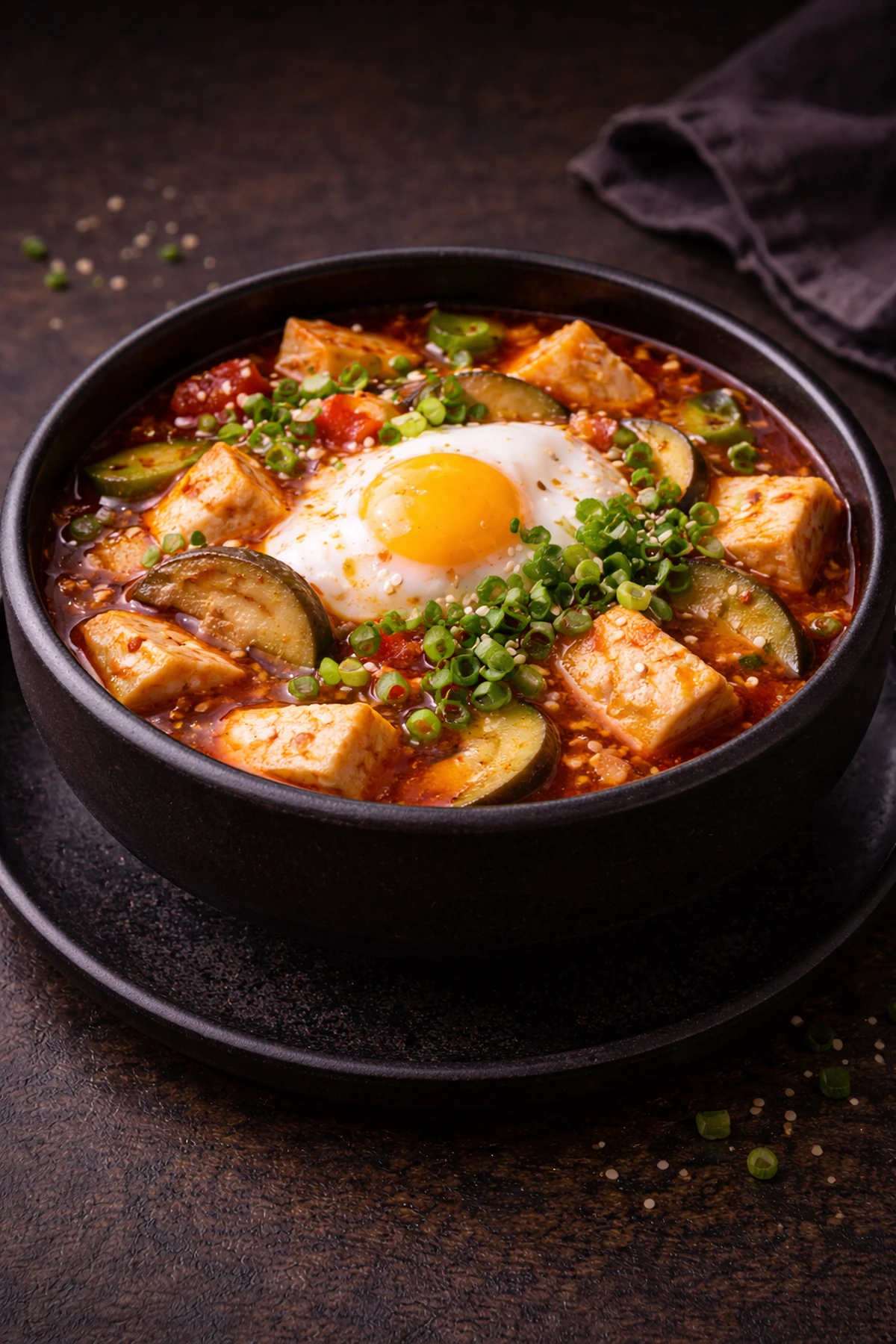 Sundubu Jjigae Soft Tofu Stew 🍲🌶️