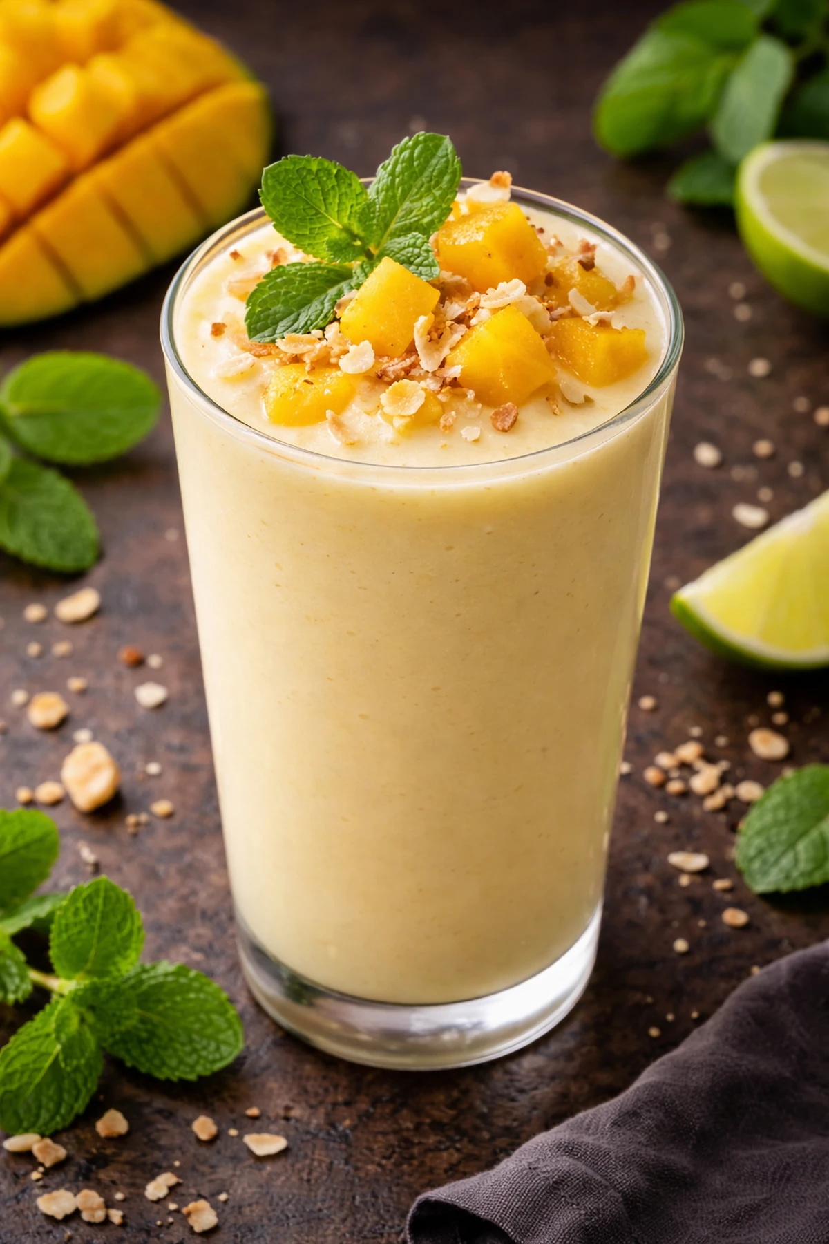 Thai Coconut Mango Smoothie 🥭🥥