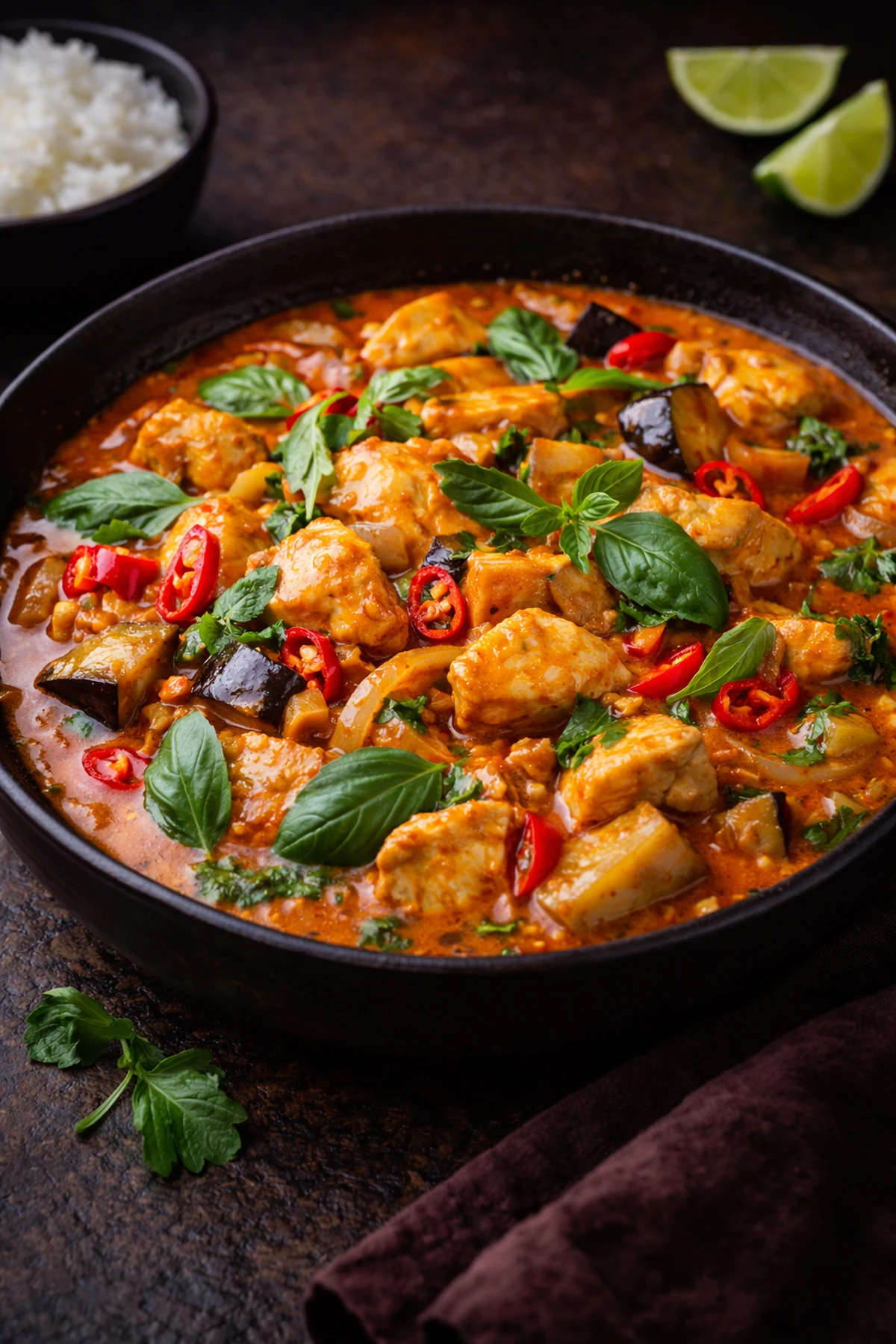 Thai Red Curry Chicken 🥥🌶️