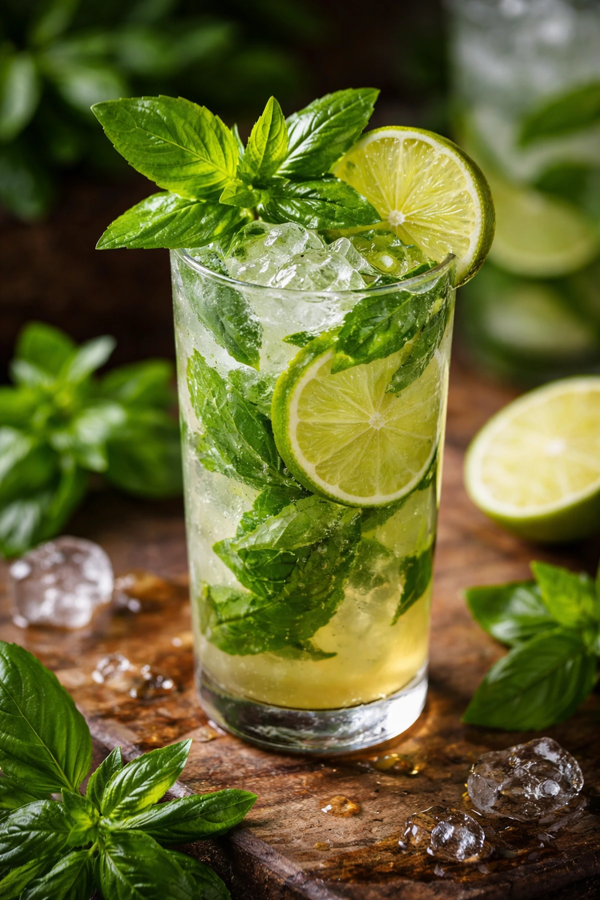 Thai Basil Mojito Cocktail 🌿🍹
