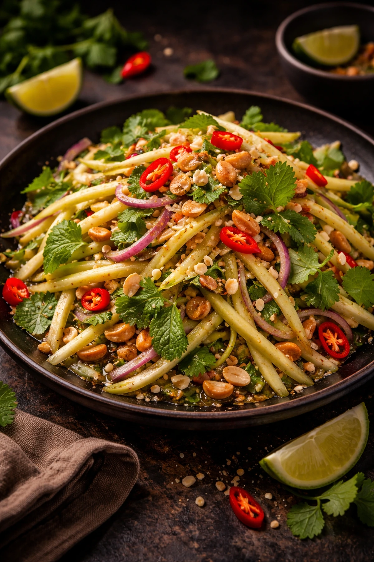 Thai Green Mango Salad Yum Mamuang 🥭🌶️